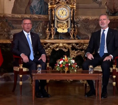 Presidente da República recebido por Felipe VI. Todas as imagens!