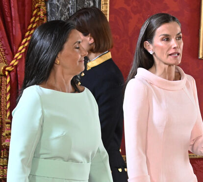 Os looks coordenados de Margarida Maldonado Freitas e da Rainha Letizia