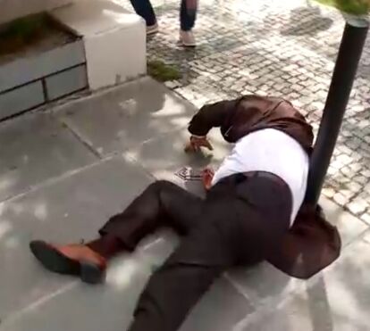 Depois de ser absolvido no caso 'Saco Azul', Luís Filipe Vieira sofre violenta queda à porta do tribunal