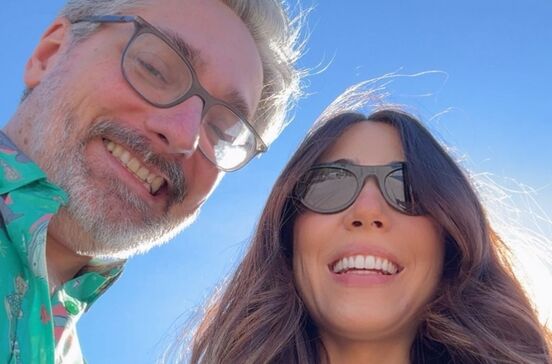 Nuno Markl partilha apoio da namorada contra inibição junto ao Tejo