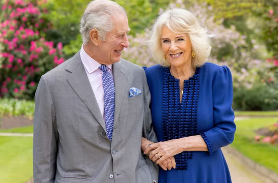 Os reis Carlos e Camilla