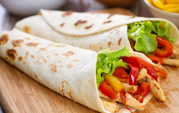 Wraps de frango