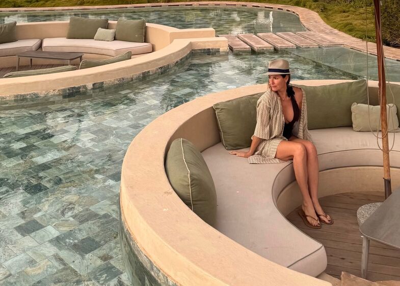 Fernanda Serrano aproveita a Páscoa com o filho em Agadir, Marrocos