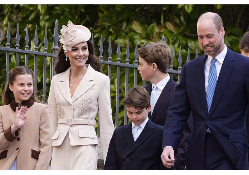 A família real britânica na Páscoa 2026