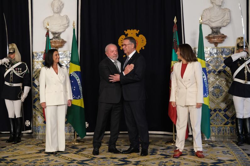 António José Seguro, Margarida Maldonado Freitas, Lula da Silva, Janja Lula da Silva