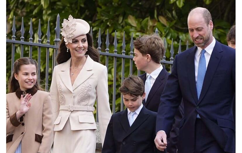 A família real britânica na Páscoa 2026