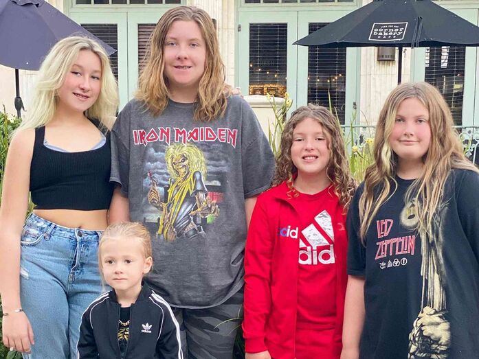 Os filhos de Tori Spelling
