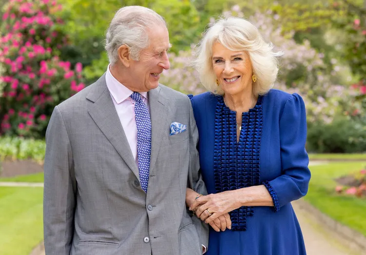 Os reis Carlos e Camilla