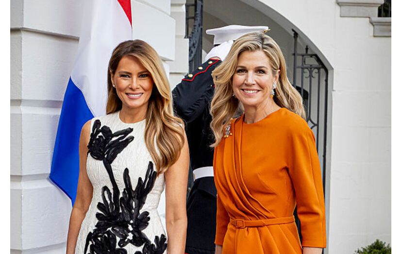 Melania Trump e rainha Máxima