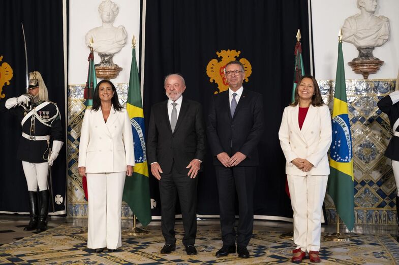 António José Seguro, Margarida Maldonado Freitas, Lula da Silva, Janja Lula da Silva