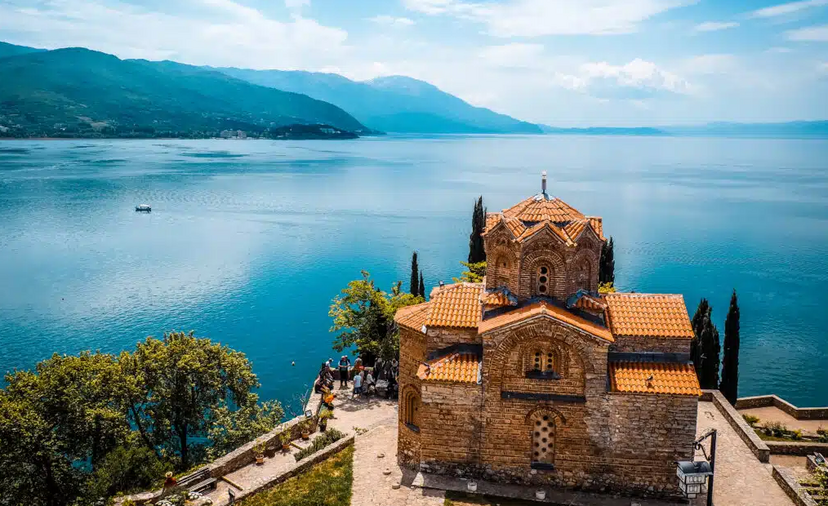 Lago Ogrid, na Macedónia