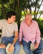 Afonso Reis Cabral com António Lobo Antunes