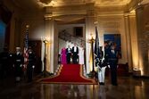Melania Trump no jantar de Estado