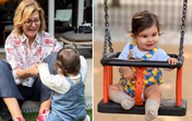 Júlia Pinheiro comemora um ano da neta Pilar