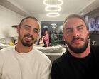Mário Vaz Maia com o irmão mais velho Nininho Vaz Maia