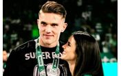 Imagem Viktor Gyokeres e Inês Aguiar