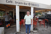 Jorge Lopes, o dono do café 'O Vasco'