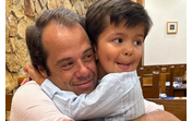 João Moura Caetano e o filho, António