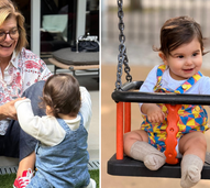 Júlia Pinheiro comemora um ano da neta Pilar