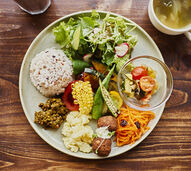 Cozinha plant-based diversificada e saborosa em destaque