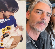 Cláudio Ramos e a filha, Leonor, numa comparação "antes e depois"