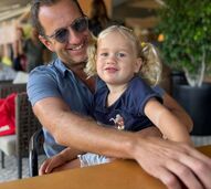 Frederico Varandas com a filha Petra