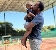 Frederico Varandas com a filha Petra