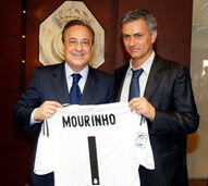 Constrangedor? Florentino Perez tem de pedir que batam palmas a Mourinho