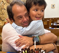 João Moura Caetano e o filho, António