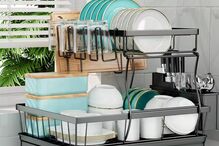 Secador de loiça minimalista e funcional: o acessório ideal para cozinhas modernas