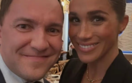 "Foi só por educação!" Meghan Markle explica selfie com político de extrema-direita