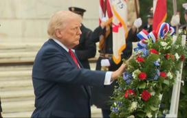 Donald Trump assinala 'Memorial Day' com homenagem a soldados norte-americanos