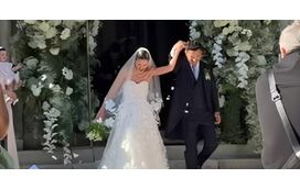 As imagens da felicidade! Pedro Gonçalves do Sporting casou na Igreja com Bruna Rafaela