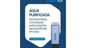 Água purificada em casa com osmose inversa, uma solução Aqualar