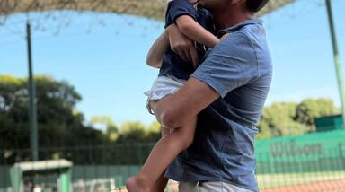 Frederico Varandas com a filha Petra