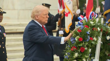 Donald Trump assinala 'Memorial Day' com homenagem a soldados norte-americanos