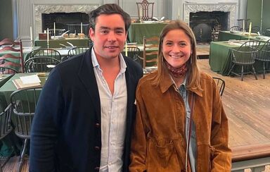 Maria Francisca de Bragança e o marido, Duarte Martins, nos EUA