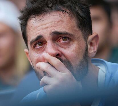 Arrepiante! Bernardo Silva não controla as lágrimas no adeus ao Manchester City