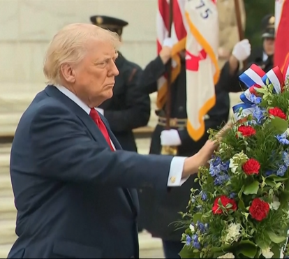 Donald Trump assinala 'Memorial Day' com homenagem a soldados norte-americanos