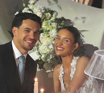 Não foi só Júlia Palha que escolheu casar este sábado! Pedro  Gonçalves do Sporting também subiu ao altar com a mulher da sua vida