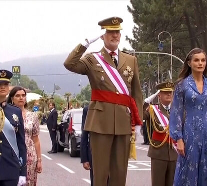 A histórica estreia da princesa Leonor no Dia das Forças Armadas

