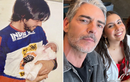 Cláudio Ramos e a filha, Leonor, numa comparação "antes e depois"