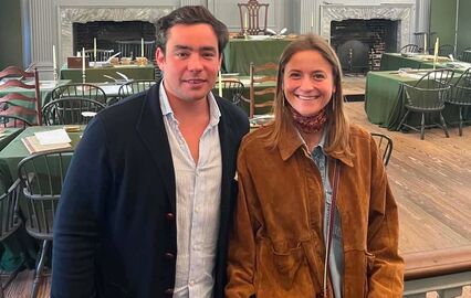 Maria Francisca de Bragança e o marido, Duarte Martins, nos EUA