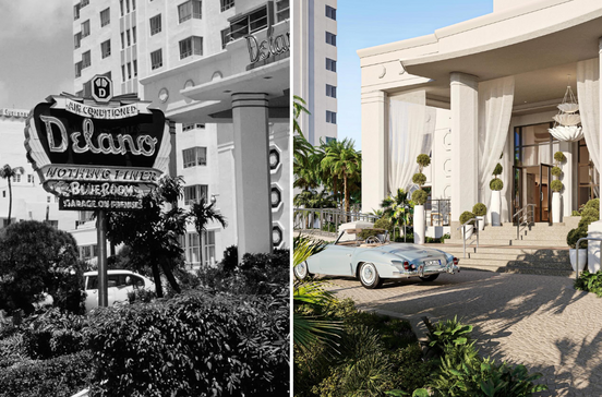 Hotel Delano em Miami Beach renovado eleva o luxo