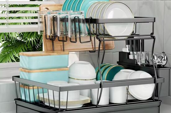 Secador de loiça minimalista e funcional: o acessório ideal para cozinhas modernas