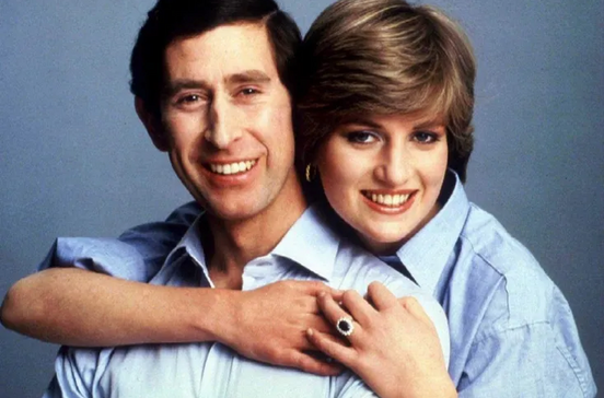 Carlos e Diana no início da década de 80