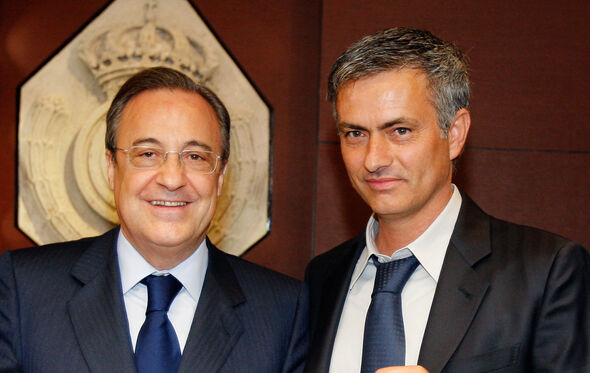 Florentino Pérez e Mourinho