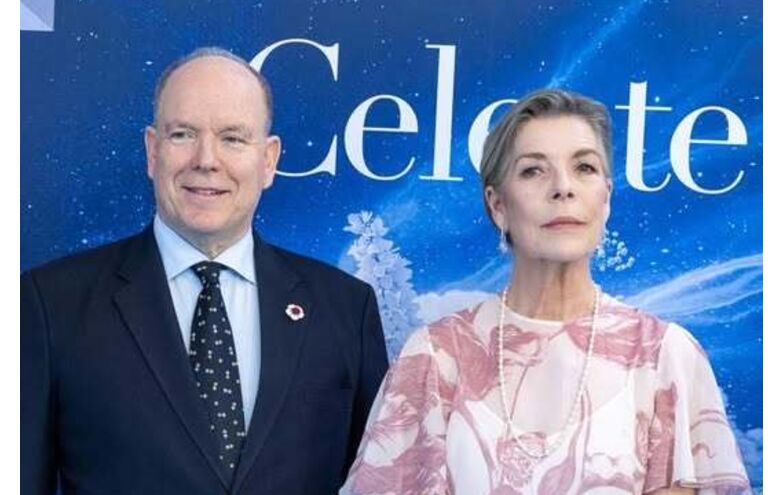 Alberto e Carolina do Mónaco juntos em evento criado pela mãe
