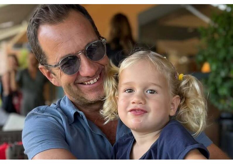 Frederico Varandas com a filha Petra