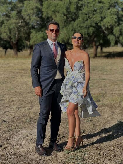 Dânia Neto e o marido,  Luís Matos Cunha